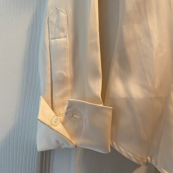 Silk Button Down Blouse - Picture 4 of 6